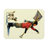 スノーショベル マグネット (横)