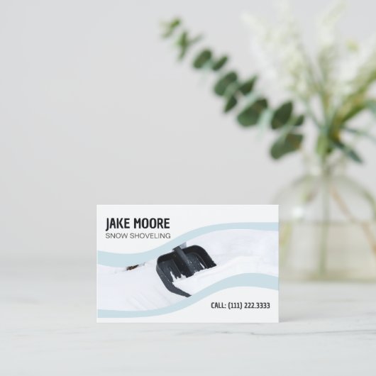 スノーショベル 名刺 (スタンド正面)