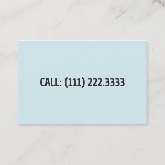 スノーショベル 名刺 (裏面)