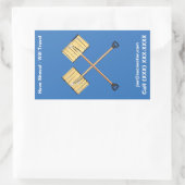 スノーショベル 長方形シール (バッグ)