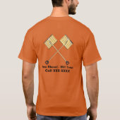 スノーショベル Tシャツ (裏面)