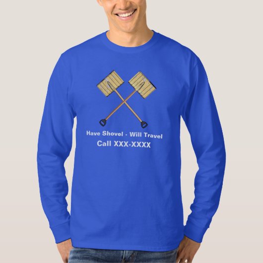 スノーショベル Tシャツ (正面)