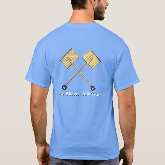 スノーショベル Tシャツ (裏面)