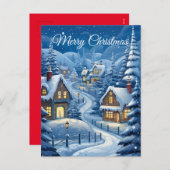 スノーシーセレニティヴィレッジII:ホリデーポストカード シーズンポストカード (正面/裏面)