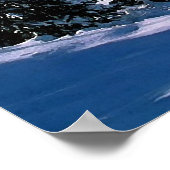 スノーシーンウィンターマウンテンズプリント ポスター (角)