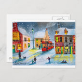 スノーシーントラム通りシーンゴードンブルース ポストカード (正面/裏面)