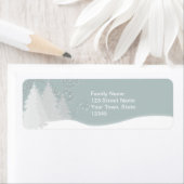 スノーシーン差出人住所ラベル ラベル (インサイチュ)