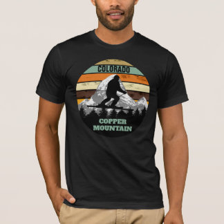 スノースキーコロラドスノーフィールドマウンテンゲレンデ Tシャツ