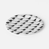 スノースキーヤー ペーパープレート (アングル)