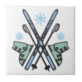 スノースキー タイル (正面)