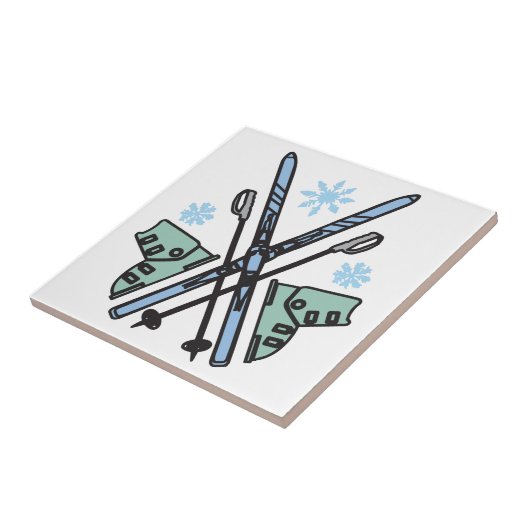 スノースキー タイル (側面)