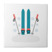 スノースキー タイル (正面)