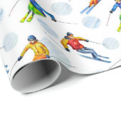 スノースキー ラッピングペーパー (ロールコーナー)