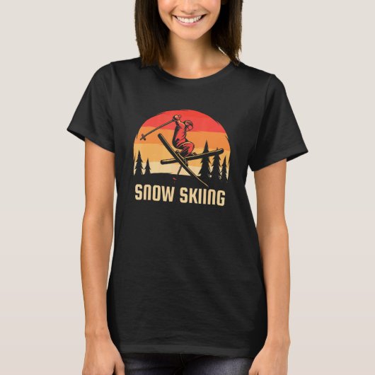 スノースキー Tシャツ (正面)