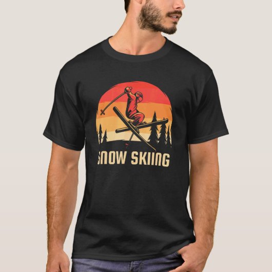 スノースキー Tシャツ (正面)
