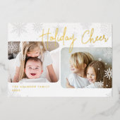 スノースクリプト |写真2 箔シーズンカード (正面)