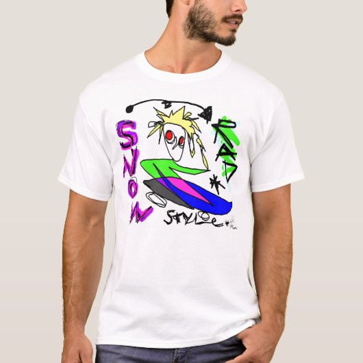 スノースタイルTシャツ Tシャツ (正面)