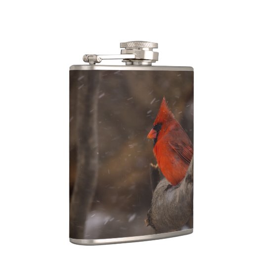 スノーストーム(鳥)ショウジョウコウカンチョウ フラスク (右)