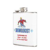 スノースパーソナライズされたキー フラスク (左)