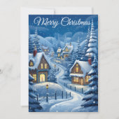 スノーセレニティビレッジ：ホリデーカード シーズンカード (正面)