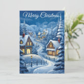 スノーセレニティビレッジ：ホリデーカード シーズンカード (スタンド正面)