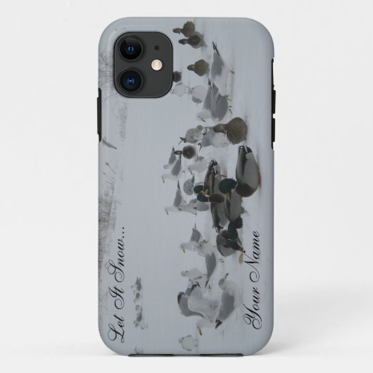 スノーダック - ウィンターワンダーランド iPhone 5 ケース Case-Mate iPhoneケース (裏面)