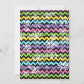 スノーチューブの誕生日パーティー 招待状 (裏面)