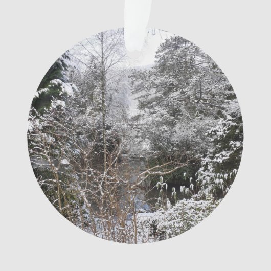 スノーツリーズアクリルオーナメント オーナメント (正面)