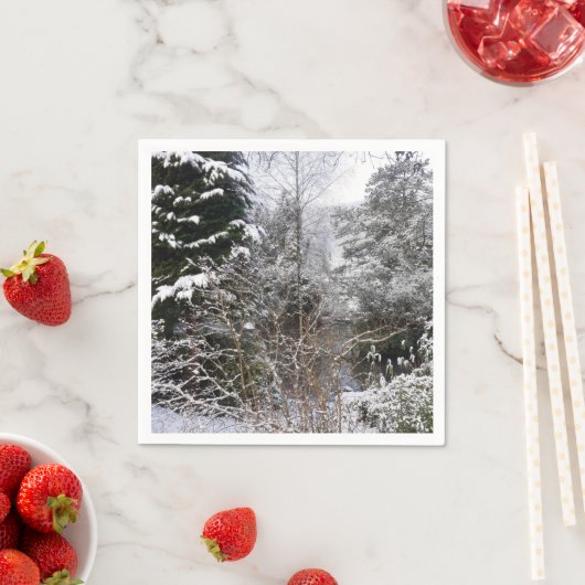 スノーツリーズ紙 スタンダードカクテルナプキン (インサイチュ)