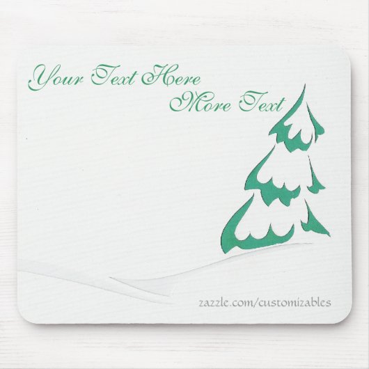 スノーツリーマウスパッド マウスパッド (正面)