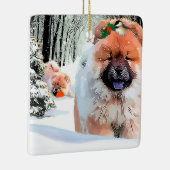 スノーデイチャウオーナメント セラミックオーナメント (右)