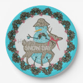 スノーデイ – 紙プレート ペーパープレート (正面)