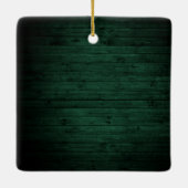 スノートップグリーンウッド私たちの初めてのクリスマス写真 セラミックオーナメント (裏面)