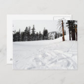 スノートレイルスキー&スノーボードポストカード ポストカード (正面/裏面)