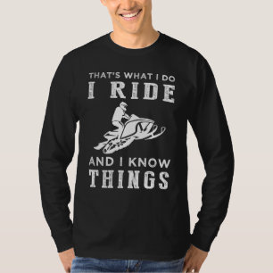 スノートレイル&トリビア – 笑わされる Snowmobile Tee! Tシャツ
