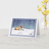 スノードッグ カード (黄色い花)