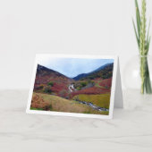 スノードニアの滝、ウェールズ カード (正面)