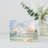 スノードニアウェルシュマウンテンランドスケープポストカード ポストカード (スタンド正面)