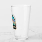 スノードニアナショナルパークウエールズレイクグラスリンヴィンテージ タンブラーグラス (左)