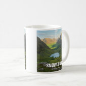 スノードニア国立公園ウェールズ旅行 コーヒーマグカップ (正面右)