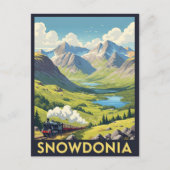スノードニア国立公園ウェールズ旅行 ポストカード (正面)