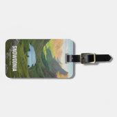 スノードニア国立公園ウェールズ旅行 ラゲッジタグ (正面横)