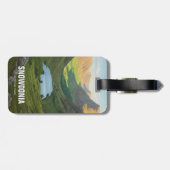 スノードニア国立公園ウェールズ旅行 ラゲッジタグ (裏面横)