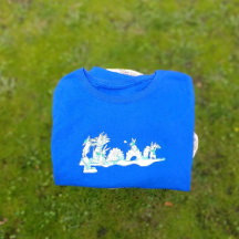 スノードラゴンとバニーのウサギTシャツ