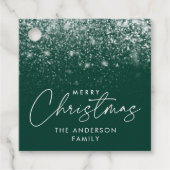 スノードリフトグリーンメリークリスマス フェイバータグ (正面)