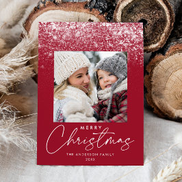 スノードリフトメリークリスマスクランベリー写真 シーズンカード