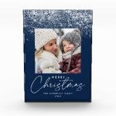 スノードリフトメリークリスマス海軍の休日 フォトブロック (正面)