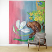 スノードロップとウォンバードは春を召喚 タペストリー (インサイチュ)