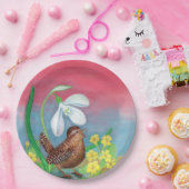 スノードロップとウォンバードは春を召喚 ペーパープレート (パーティー)