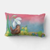 スノードロップとウォンバードは春を召喚 ランバークッション (裏面)